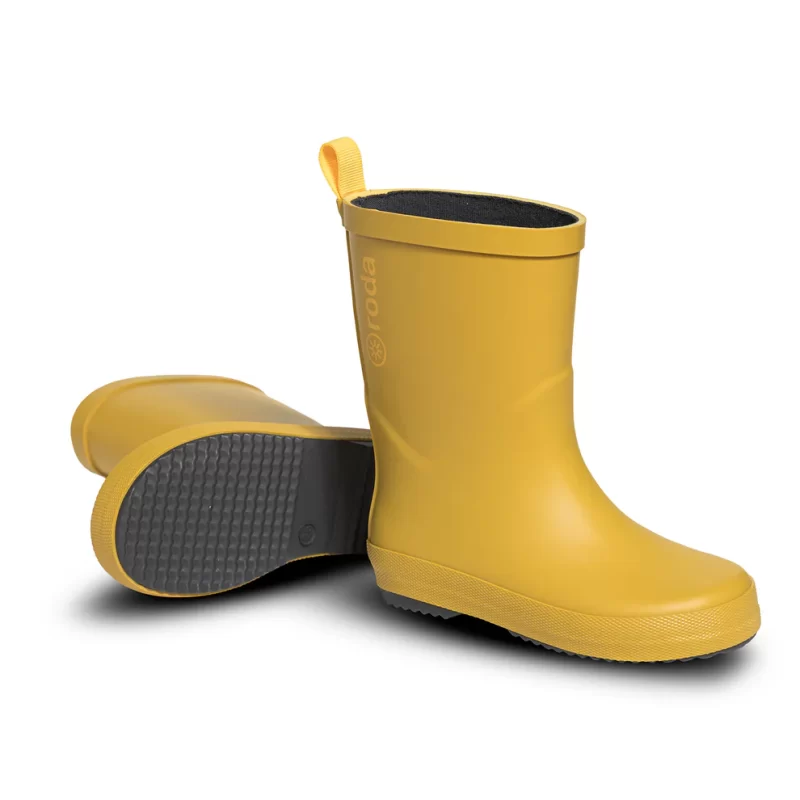 Botas de agua para niños y niñas Roda | Amarillo - Imagen 4