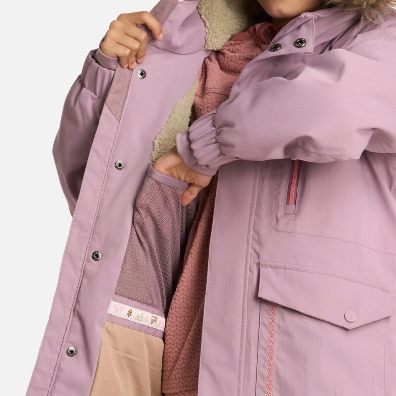 Chaqueta Niña Roble B-Dry Hoody Jacket Malva | Lippi - Imagen 4