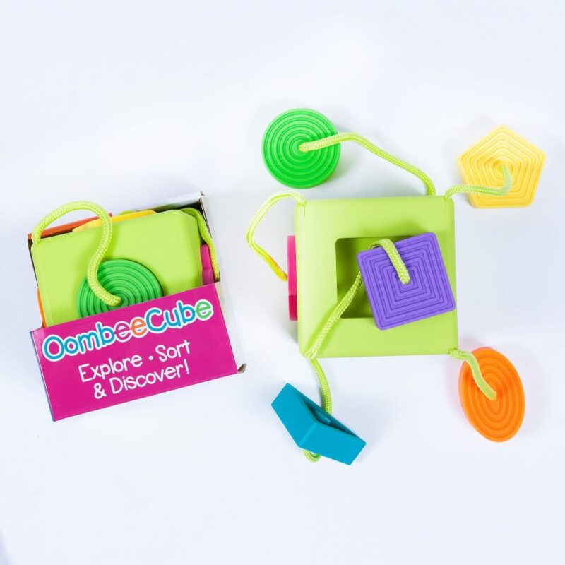 Cubo Encaje de Silicona Oombee Cube | FATBRAIN TOYS - Imagen 3