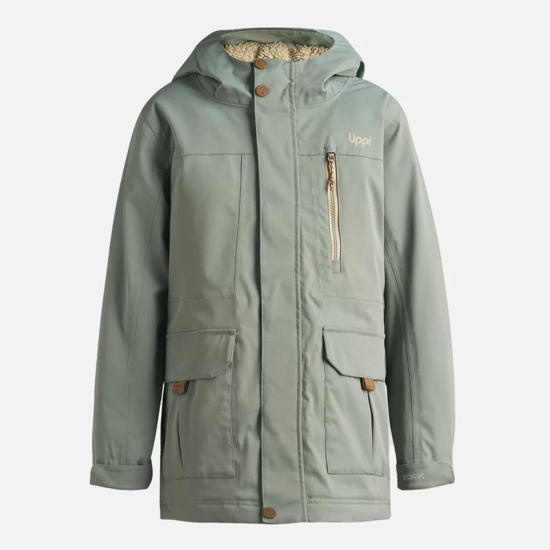 Chaqueta Niño Roble B-Dry Hoody Jacket Jade Oscuro | Lippi - Imagen 8