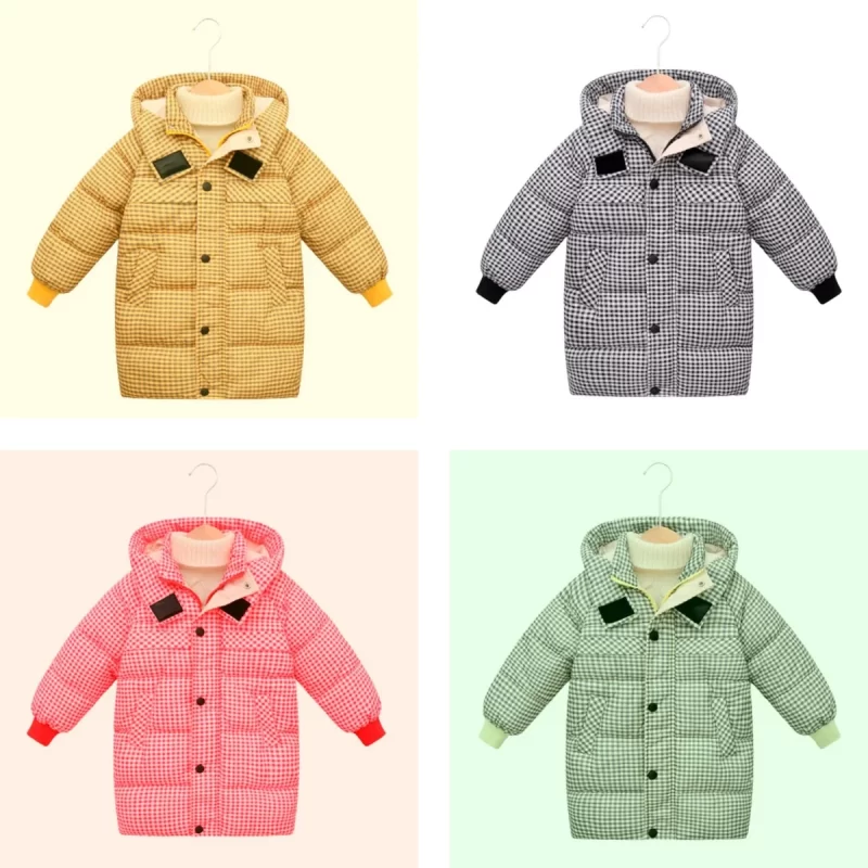 Chaqueta Térmica Infantil Cuadrillé Negra | La Ove Bee - Imagen 2