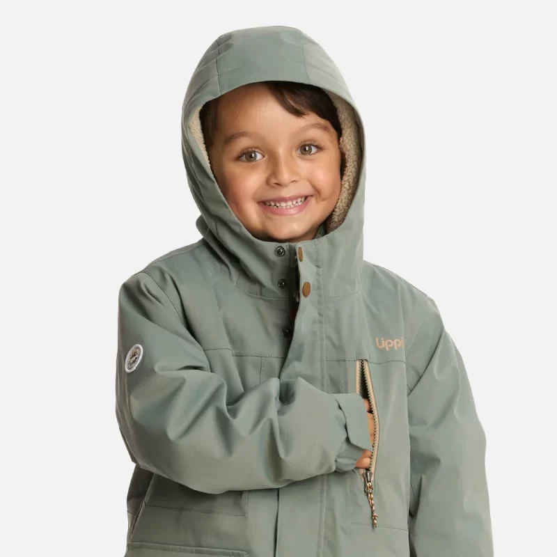 Chaqueta Niño Roble B-Dry Hoody Jacket Jade Oscuro | Lippi - Imagen 4